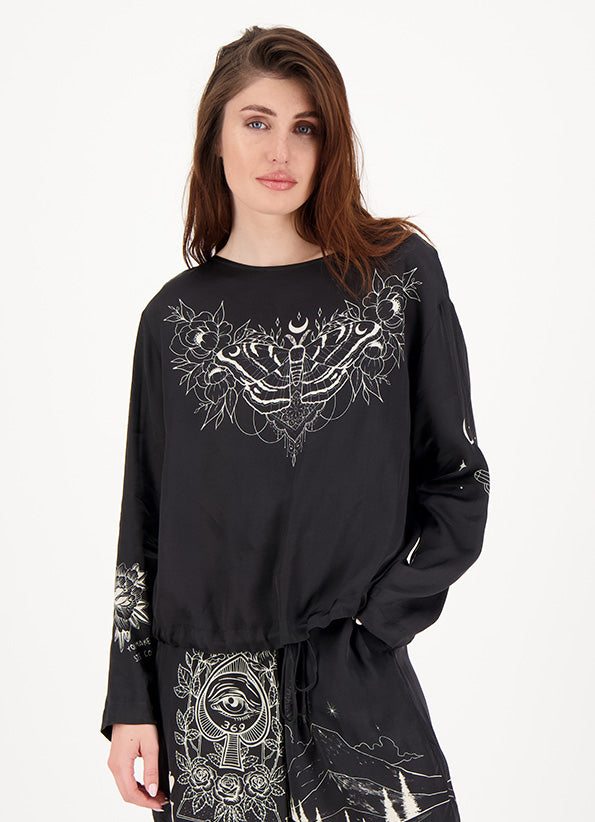 Beatrice Blouson Top